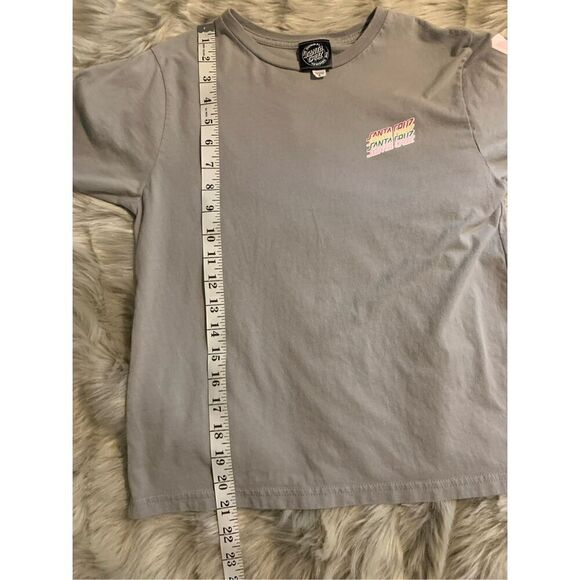 SANTA CRUZ Multi Stripe Girls T-Shirt M - Picture 6 of 6